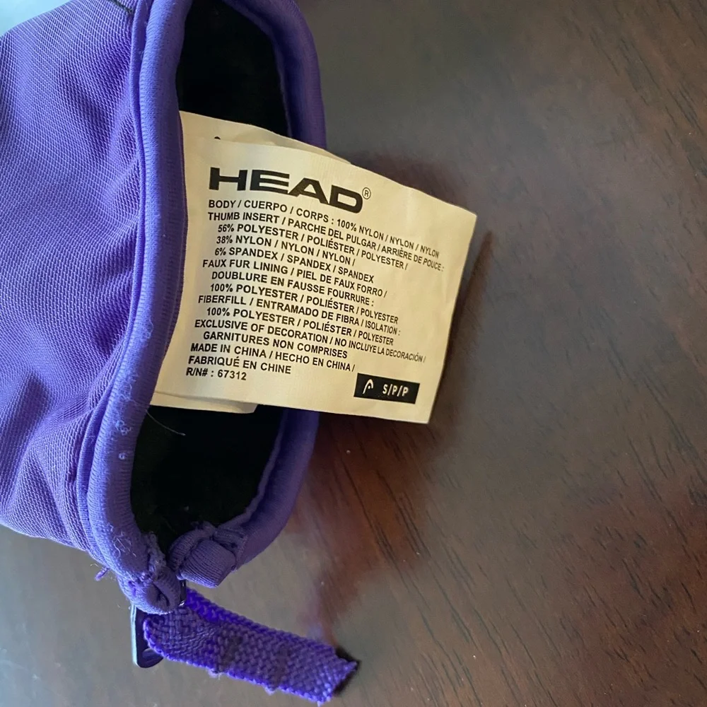 Head fleece lined mittens (Small) - Picture 3 of 3